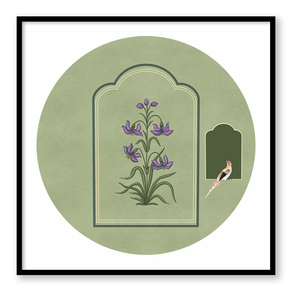 Grove 5 (Square) Canvas Nature Art Print for Wall
