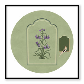 Grove 5 (Square) Canvas Nature Art Print for Wall