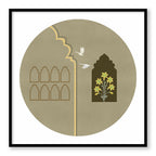 Grove No. 6 (Square) – Nature Art Canvas Print for Wall