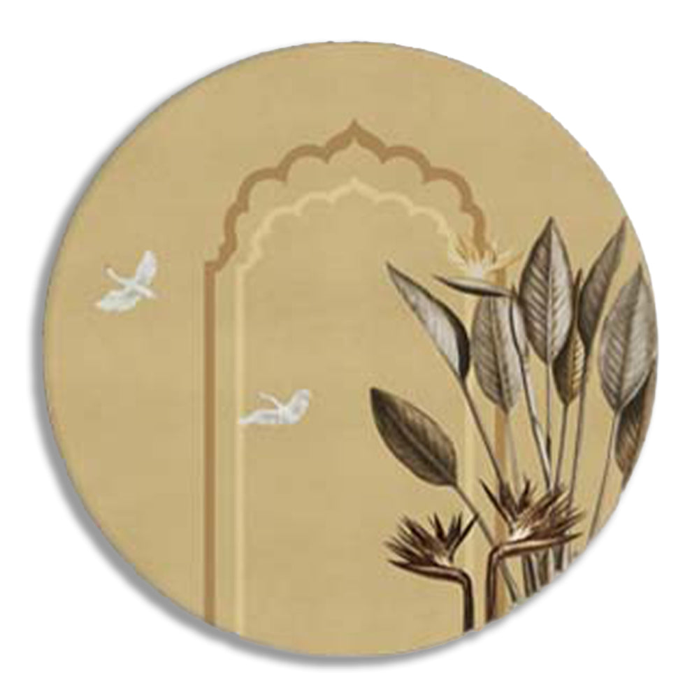 Grove 8 (Round) Canvas Nature Art Print for Wall