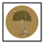 Grove No. 9 (Square) – Nature Artwork Canvas Print for Wall