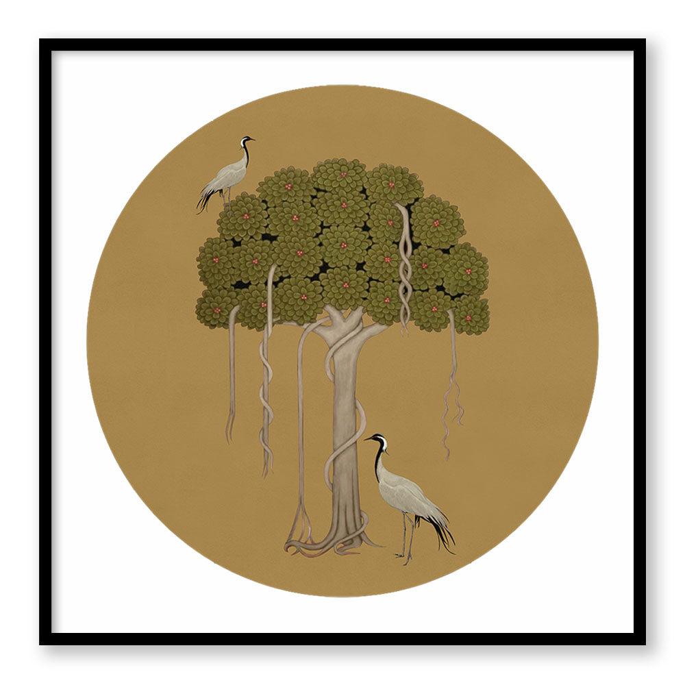 Grove 9 (Square) Nature Artwork Canvas Print for Wall
