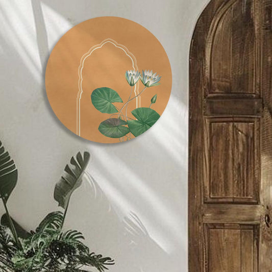 Grove 10 (Round) Canvas Nature Art Print for Wall