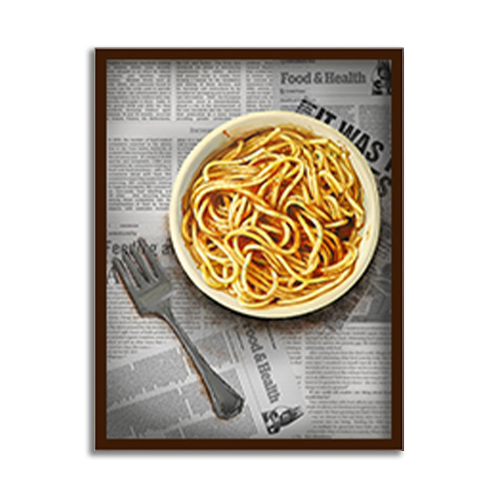 Grub Club - Spaghetti Pop Artwork Canvas Print for Wall