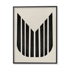 Harmony No. 10 – Black and White Artwork Canvas Print