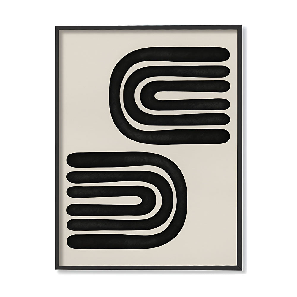 Harmony 1 Black and White Wall Artwork