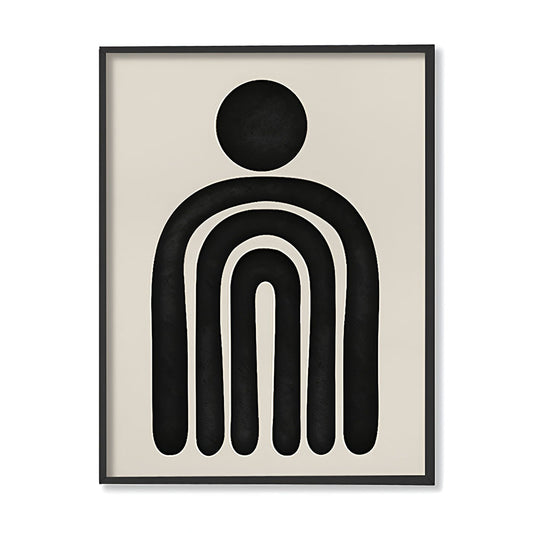 Harmony 2 Black and White Wall Artwork