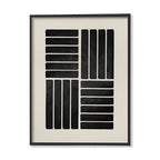 Harmony No. 4 – Black and White Artwork Canvas Print