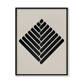 Harmony 5 Black and White Wall Artwork