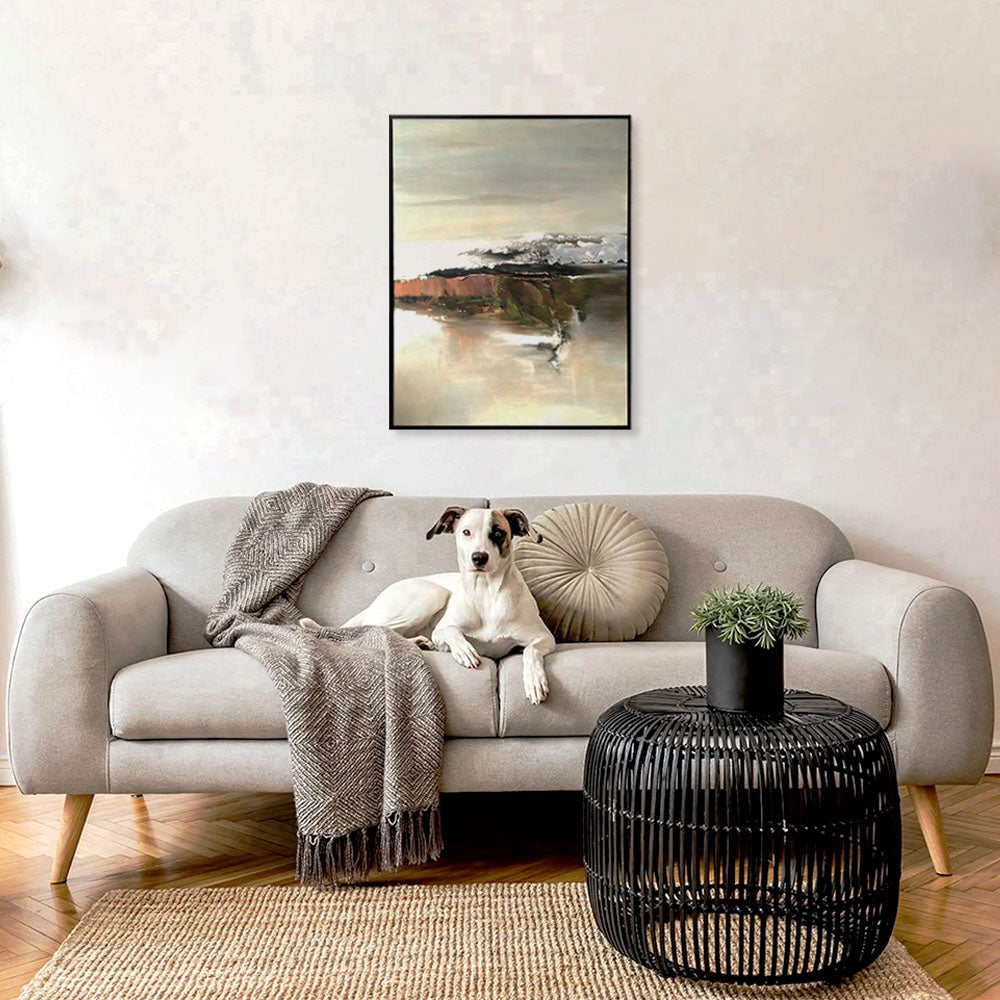 Horizon Texture 2 - Textured Acrylic Painting