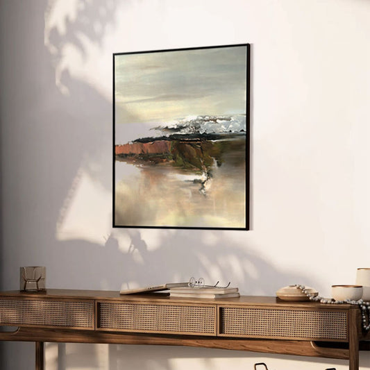 Horizon Texture 2 - Textured Acrylic Painting