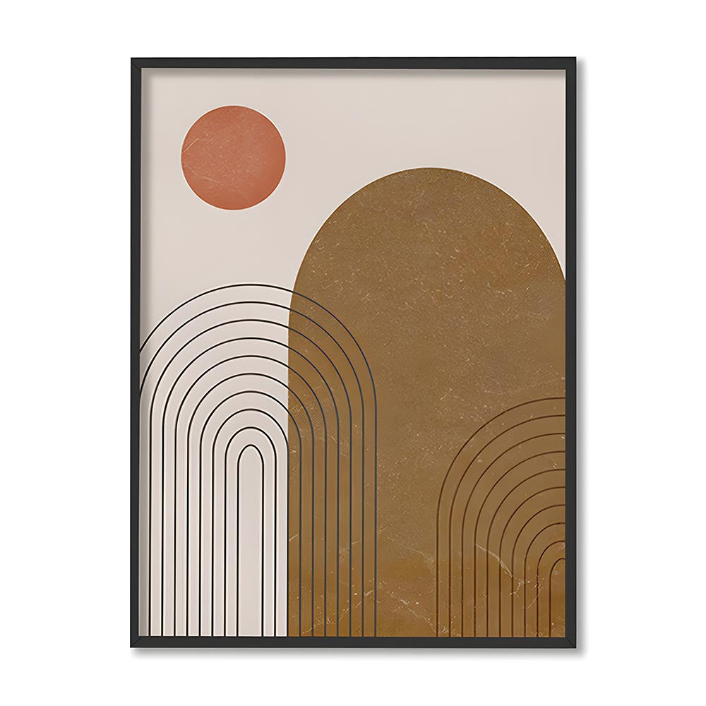 Incurve Scandinavian Canvas Wall Art Print
