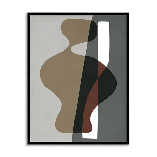 Into the Shadows 2 Abstract Canvas Wall Art Print