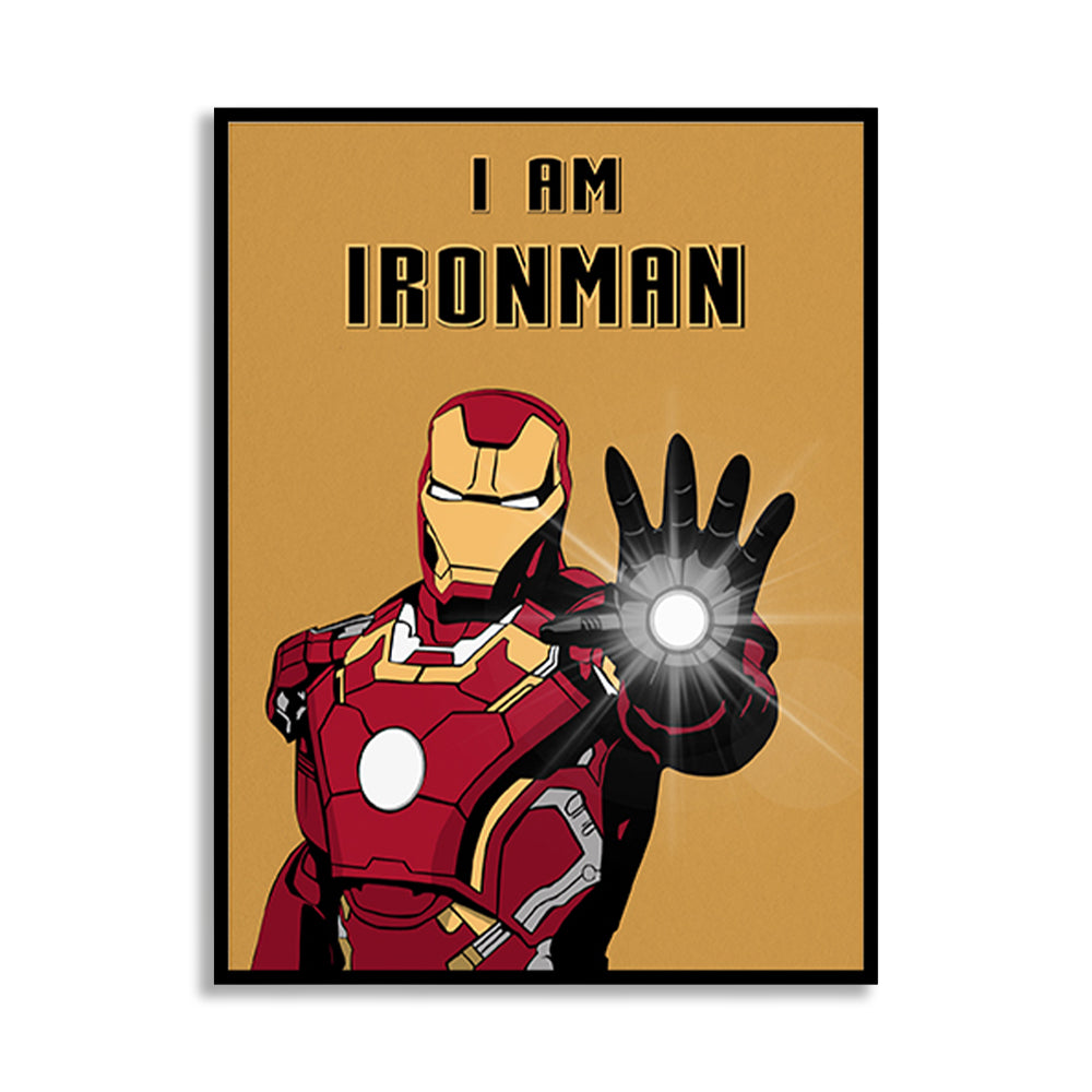 Ironman Pop Artwork Canvas Print for Wall