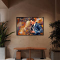 Jazz Musicians 2 Pop Artwork Canvas Print for Wall