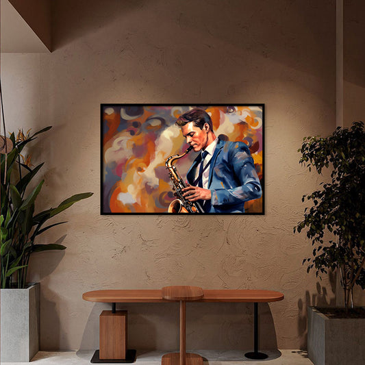 Jazz Musicians 2 Pop Artwork | Canvas Painting for Wall | Wall Decor | Wall Painting Home Decor, Cafe, Restaurant