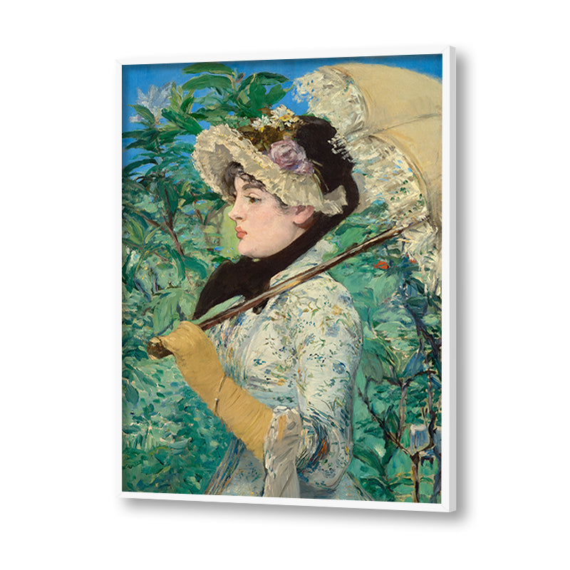 Jeanne (Spring) by Edouard - Famous Painting Canvas Print