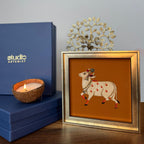 Kamdhenu Pichwai Artwork with Gift Box