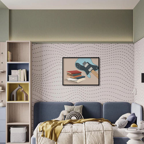 All the things I like 3 Wall Art Canvas Print for Kids Room