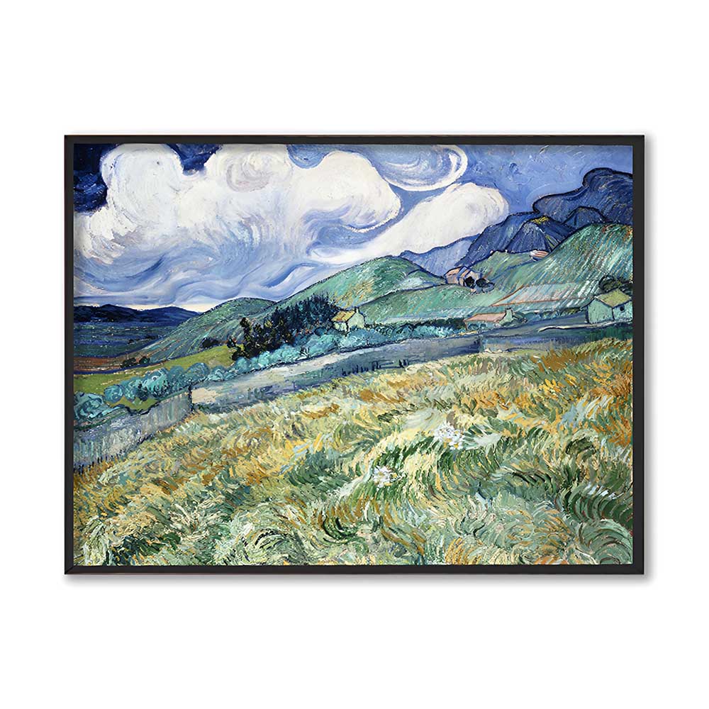 Landscape by Vincent - Famous Painting Canvas Print