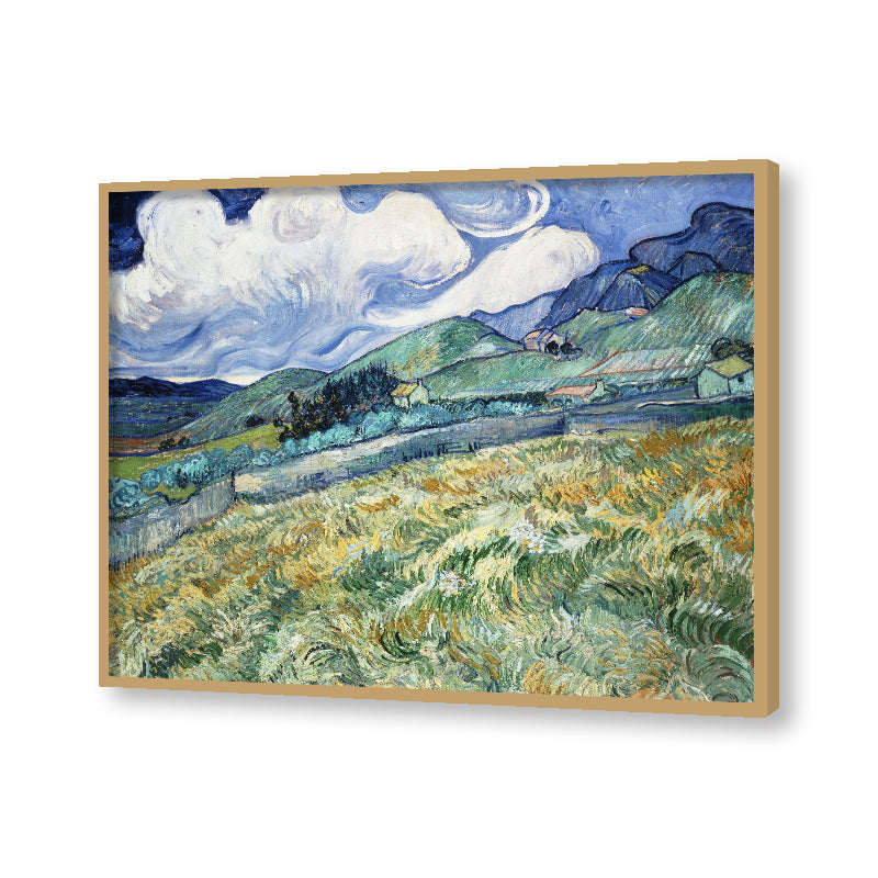 Landscape by Vincent - Famous Painting Canvas Print