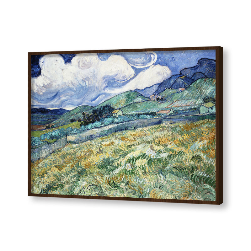 Landscape by Vincent - Famous Painting Canvas Print