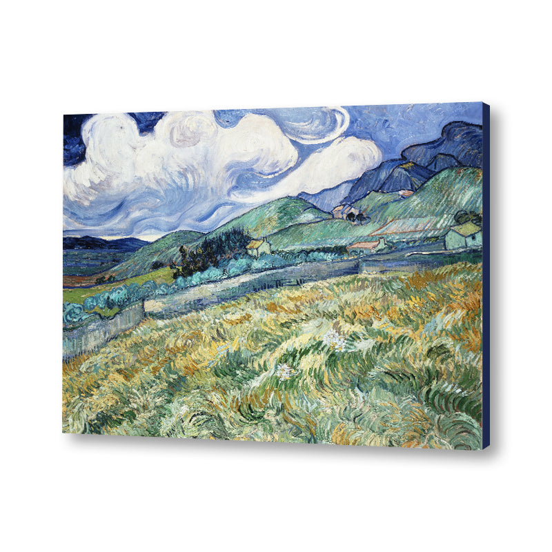 Landscape by Vincent - Famous Painting Canvas Print