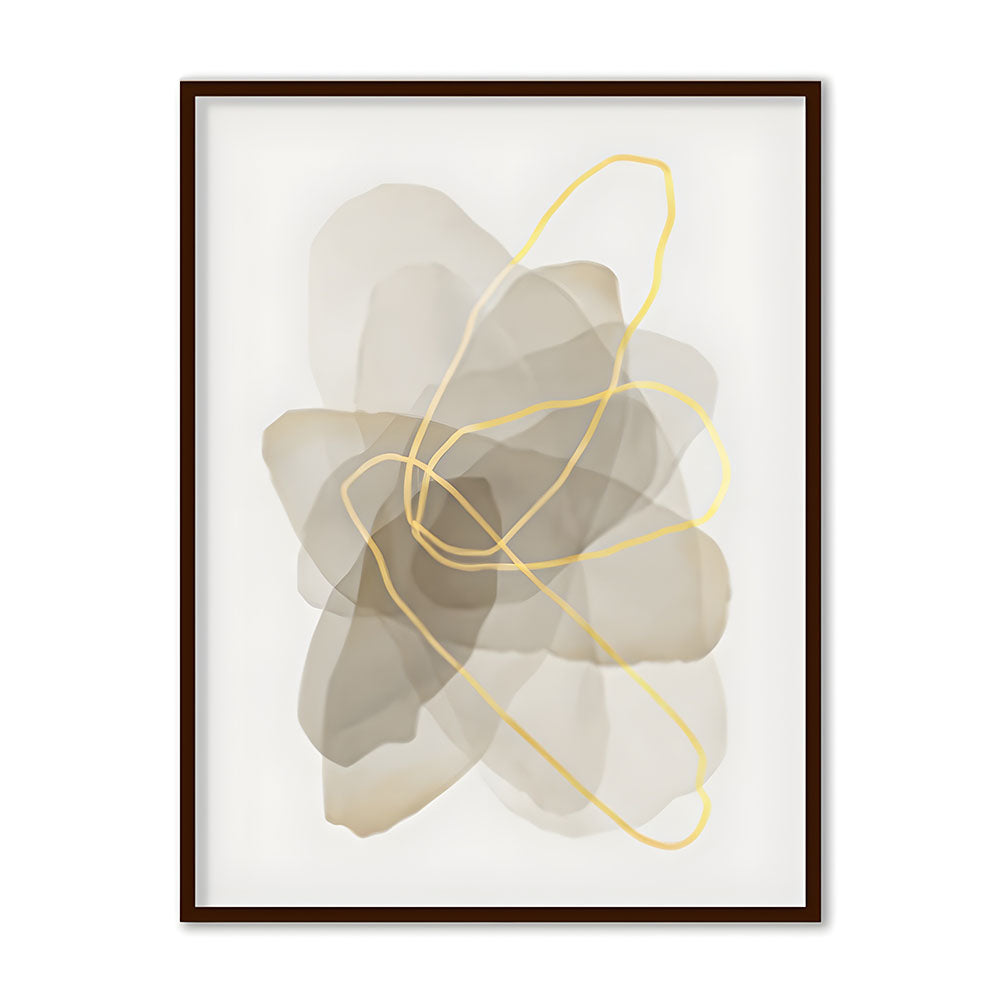 Layers Abstract Canvas Wall Art Print