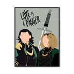 Loki Pop Artwork Canvas Print for Wall