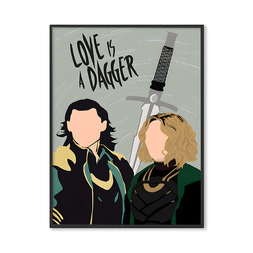Loki Pop Artwork Canvas Print for Wall