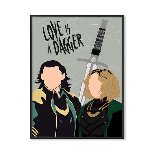 Loki Pop Artwork Canvas Print for Wall