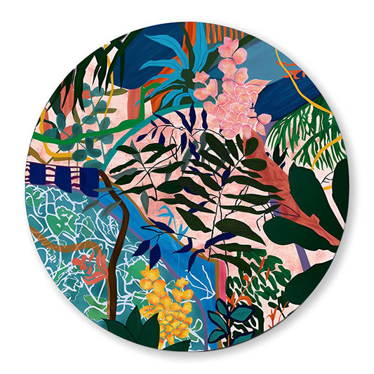 Marine Jungle Nature Artwork Canvas Print for Wall