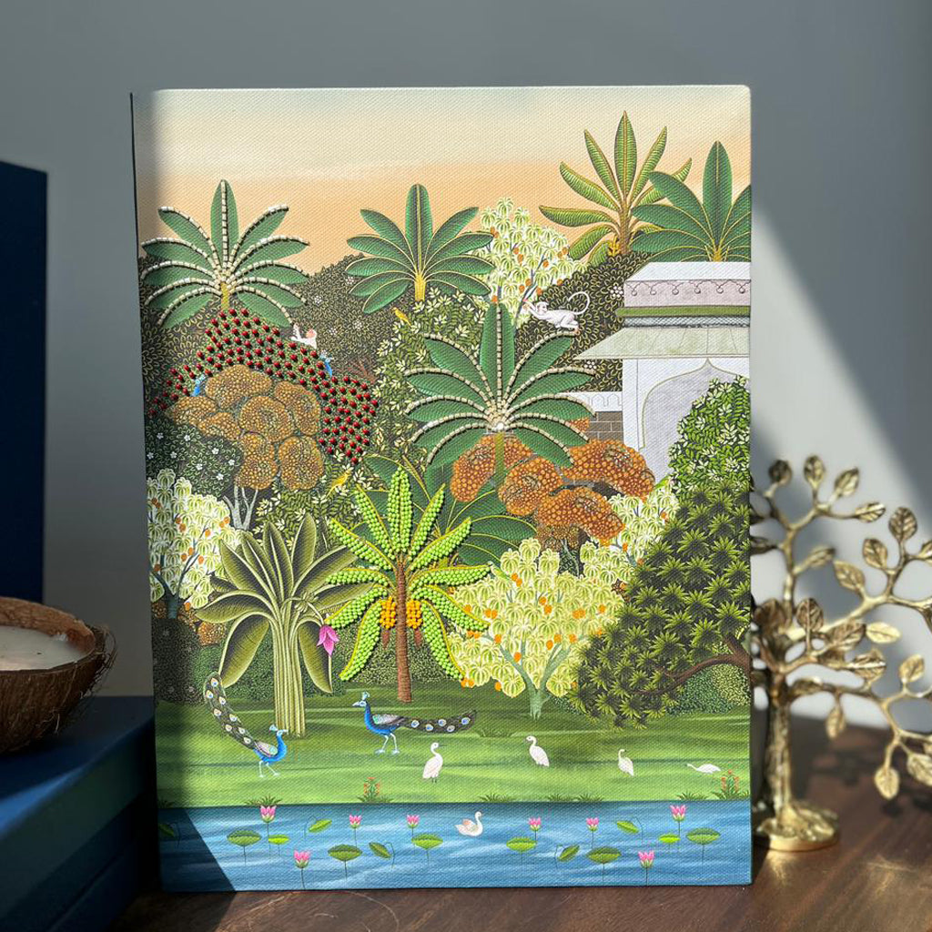 Miniature Forest Tale Artwork with Gift Box