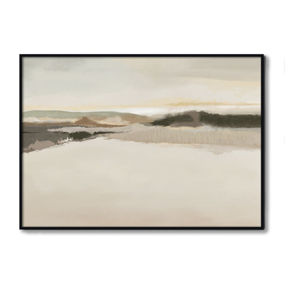 Minimal Abstract Landscape Nature Artwork Canvas Print for Wall