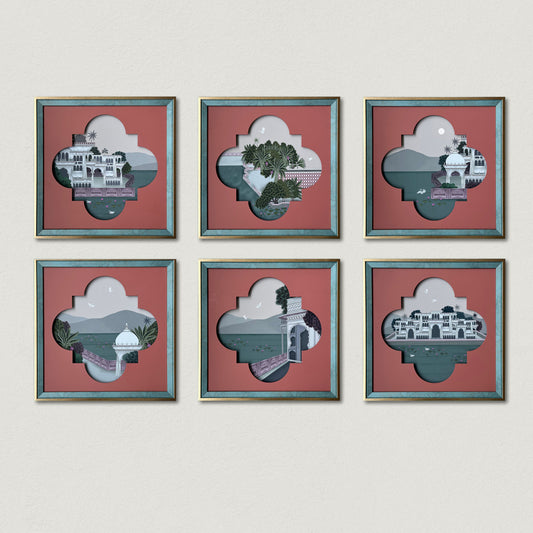 City of Lakes 1 Mixed Media Canvas Wall Artwork