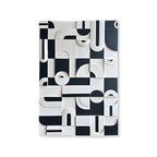 Architectural Rhythm – Acrylic on 3D Wooden Forms