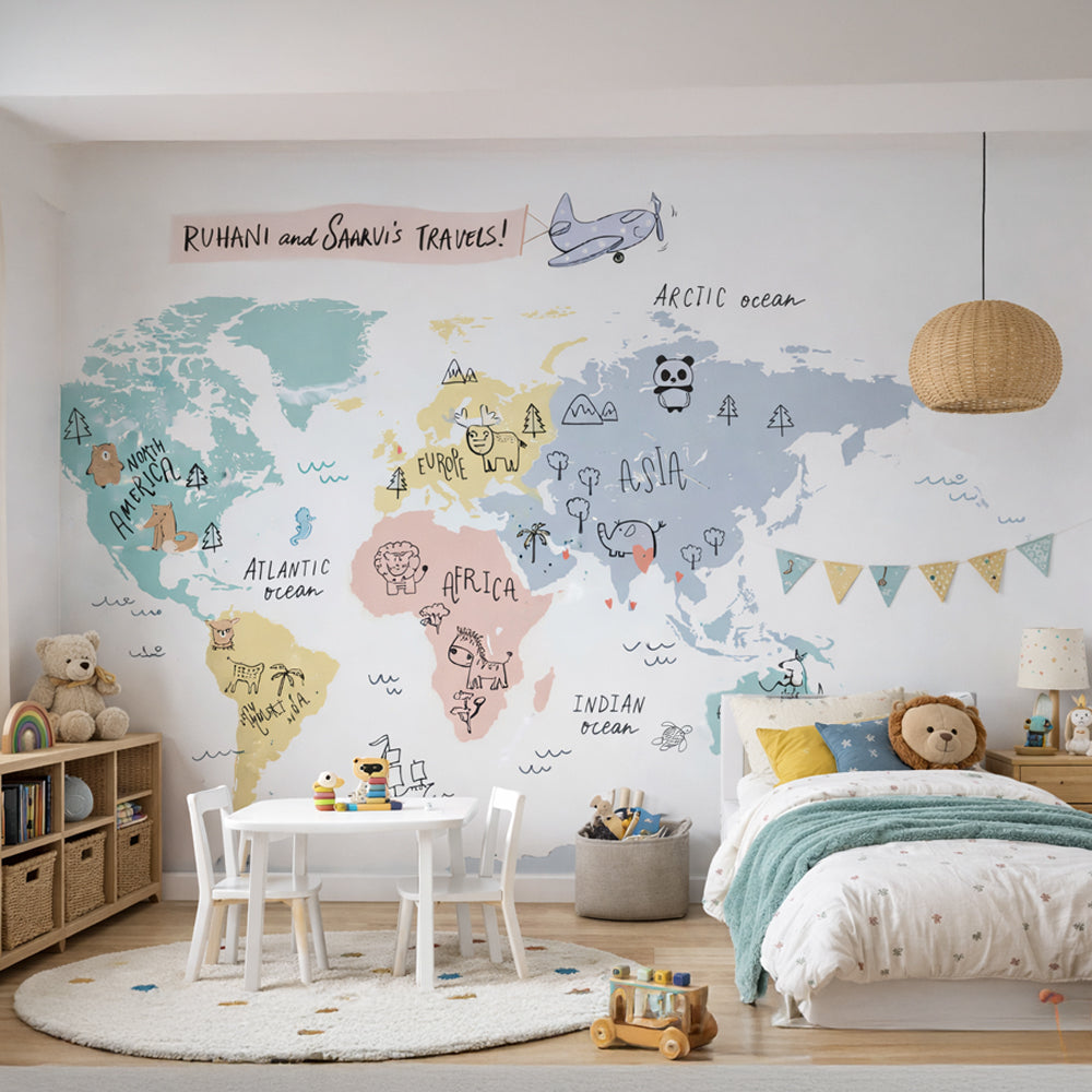 World Explorer Kids Wallpaper