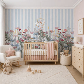 Blush Meadow Kids Wallpaper
