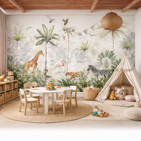 Safari Jungle Kids Wallpaper