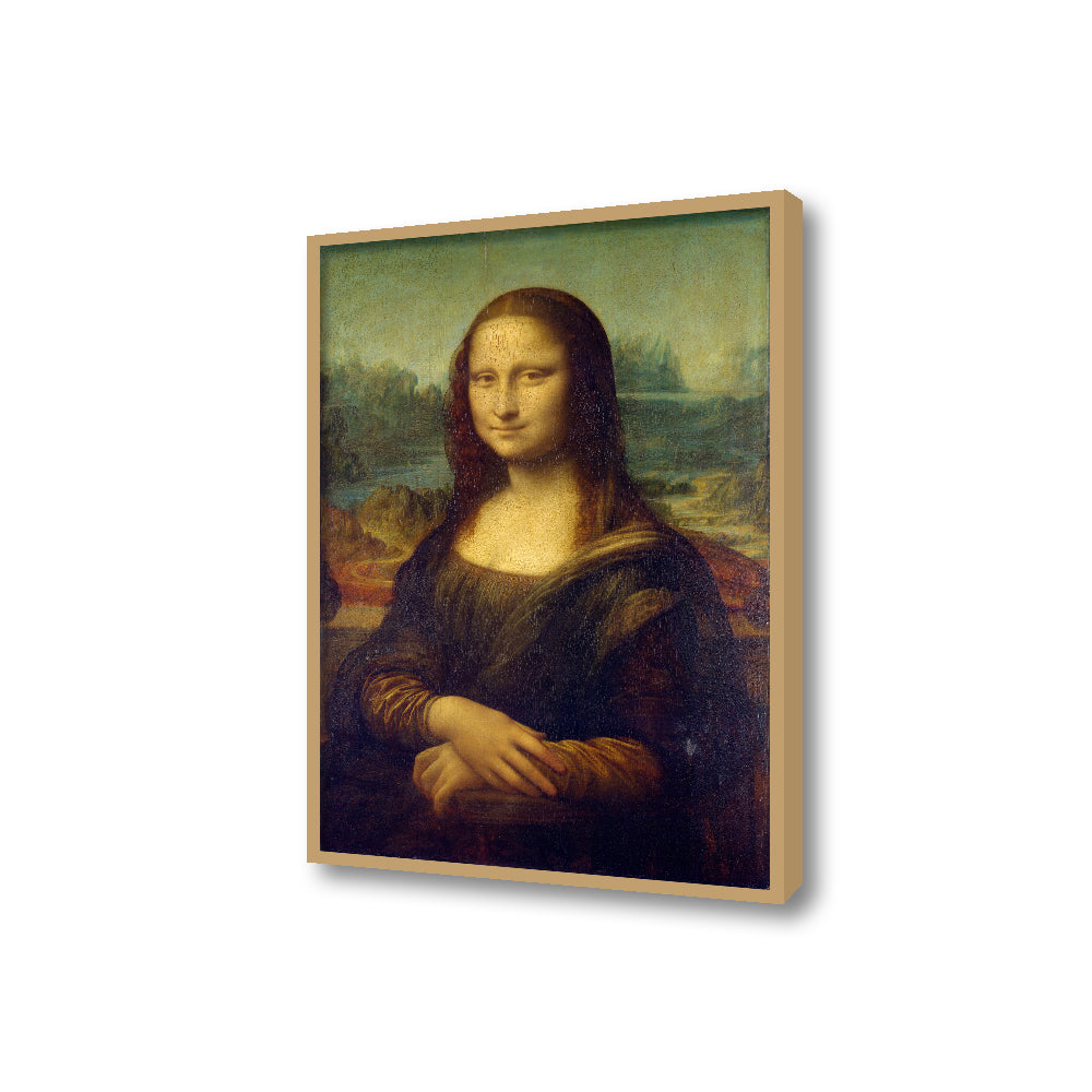 The World Famous Mona Lisa by Leonardo Da Vinci Famous Painting Artwork Canvas Print
