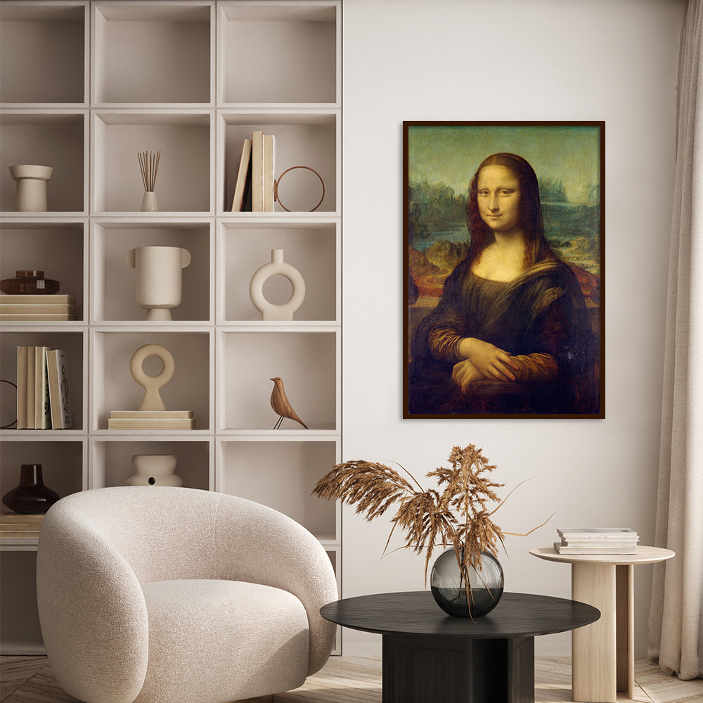 Mona Lisa by Leonardo - Famous Painting Canvas Print