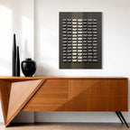 Monochrome Rhythm – Textured Relief Panel