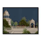 Mor Mahal Traditional Artwork Canvas Wall Print