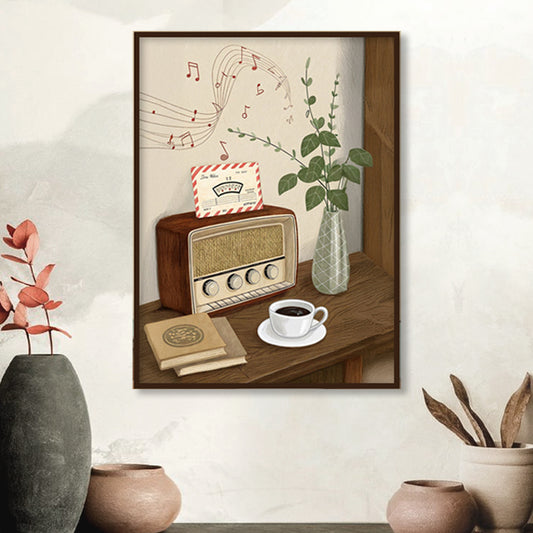 Morning Melodies Vintage Artwork Canvas Print for Wall