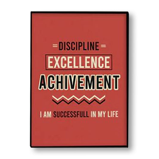 Motivational Typography Art Print Wall Artwork | Pop Canvas Painting for Wall