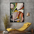 Floral Bed 2 Abstract Canvas Wall Art Print