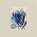 Indigo Blooms 2 Scandinavian Artwork Canvas Print for Wall
