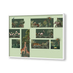 Jungle Safari Nature Artwork Canvas Print for Wall