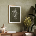 Nature's Outline 1 Scandinavian Artwork Canvas Print for Wall