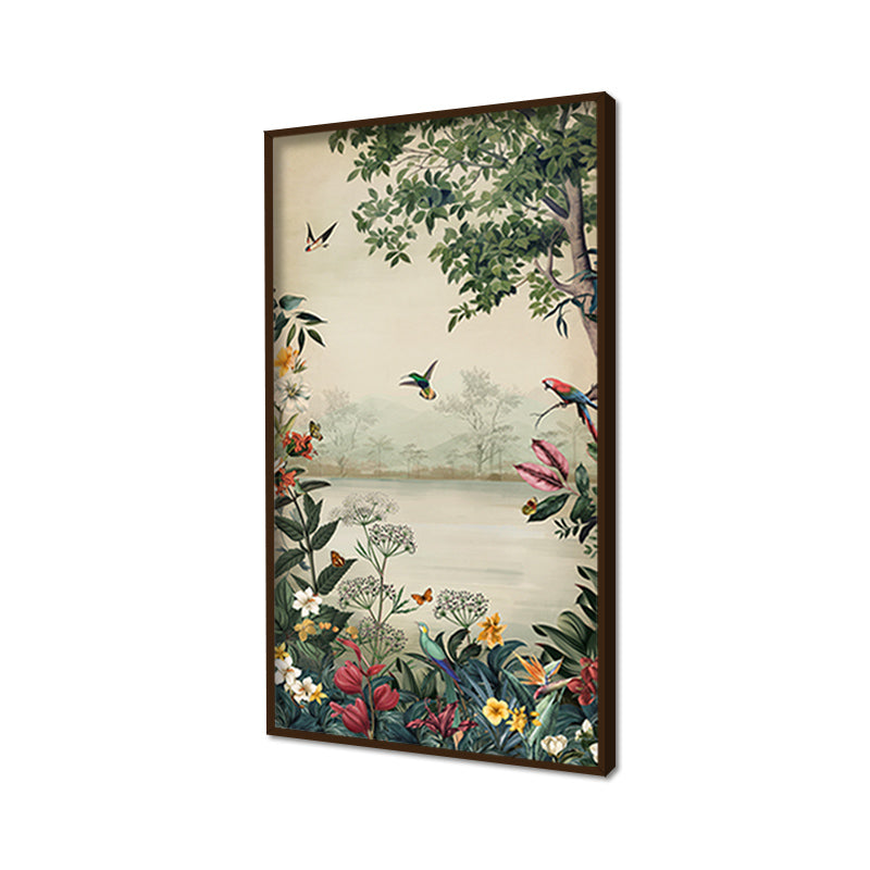 Tropical Haven Nature Artwork Canvas Wall Print